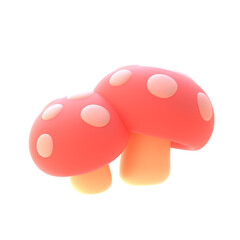 Mushrom 3D Rendered Image