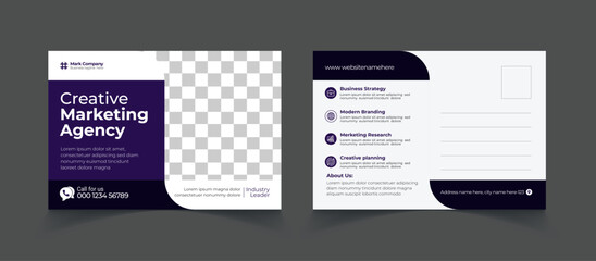 Corporate Post Card Template