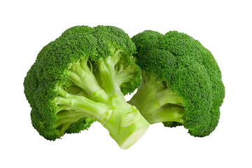 Broccoli isolated on white background, full depth of field