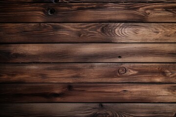 Dark brown old wood texture. Generative AI.