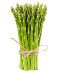 Naklejka premium asparagus isolated on white background, full depth of field