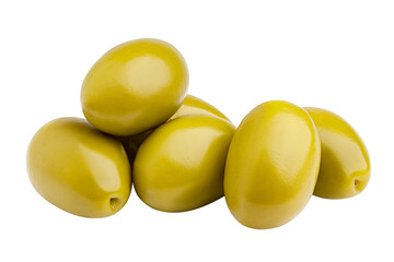 olive isolated on white background, full depth of field