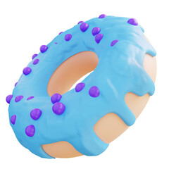 3D Illustration Donut
