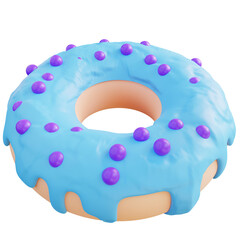 3D Illustration Donut
