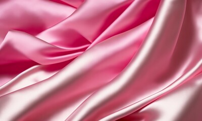 Obraz premium Silk satin. Beautiful soft folds (Generative AI) 
