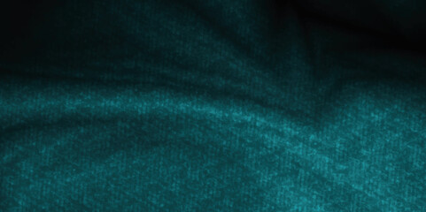 Blue texture . Fabric background Close up texture of natural weave in dark blue or teal color. Fabric texture of natural line textile material .	