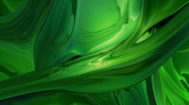 Abstract green particle background. Flow wave with dot landscape. Digital data structure. Future mesh or sound grid. Pattern point visualization. generative ai

