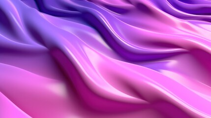 Obraz premium Abstract 3D Background, flowing satin waves
