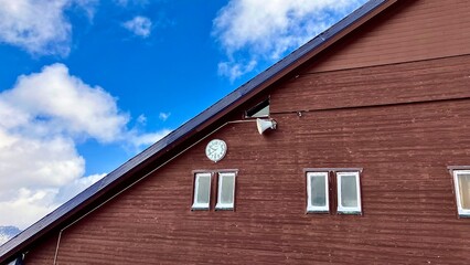 奥只見丸山スキー場のロッジ