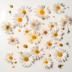 Daisy Flowers. Generative AI