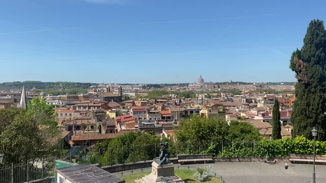 View of the roofs of Rome - Rome from above