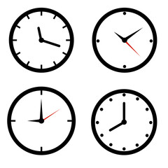 set of round clocks