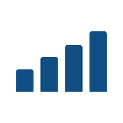 Level icon for smartphone battery, volume, wifi icon