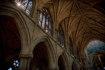 Fototapeta premium interior of the cathedral of st michael