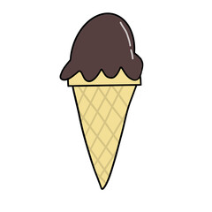 Chocolate Cone Ice Cream