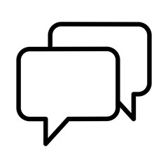 Naklejka premium Chat Icon