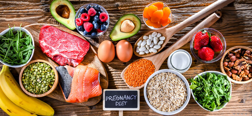 Food products recommended for pregnancy. Healthy diet