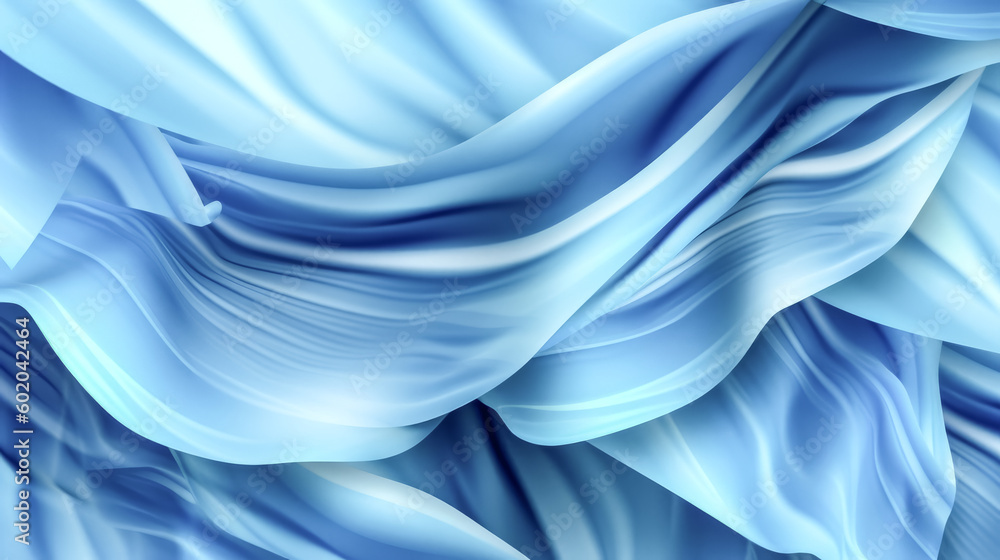 Aufkleber abstract blue layered background fashion wallpaper was created using generative ai. an abstract blue