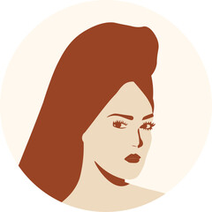 Beauty Woman Logo Template suitable for branding, company logo and illustration