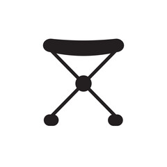 Camp Chair Furniture Icon