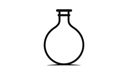 Bottle vector icon, logo isolated on white background