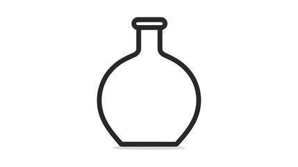 Bottle vector icon, logo isolated on white background