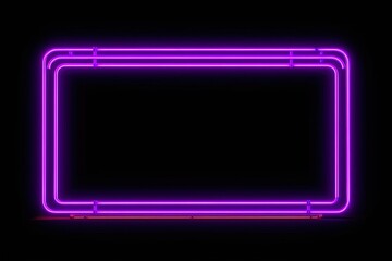 Fototapeta premium Neon tube Frame Pink Blue orange purple Abstract background, Ai Generative