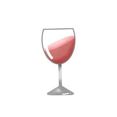 glass of red wine