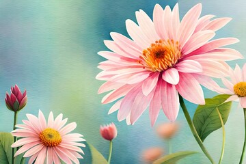 Watercolor Flowers: Vibrant and Beautiful Floral Background