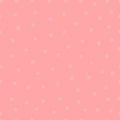 pink dots vector  seamless pattern
