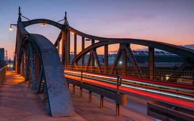 Harbor Bridge, Krefeld, North Rhine Westphalia, Germany
