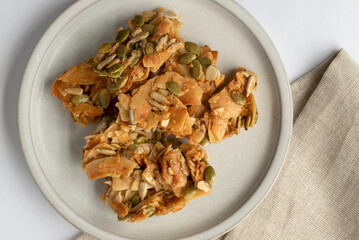 Grainless Granola on a Plate