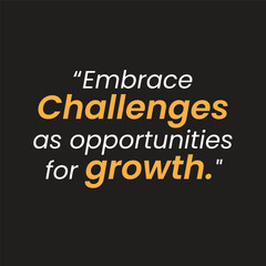 Motivation Quote with a smooth black background