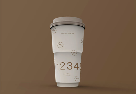 3d Takeaway Coffee Cup Mockup
