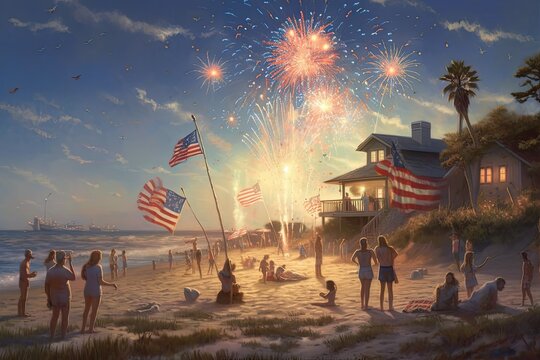 Fireworks at the Beach