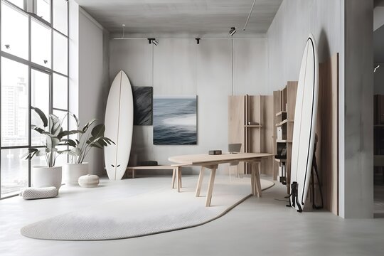 "Modern Surf Room"