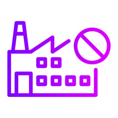 factory gradient icon