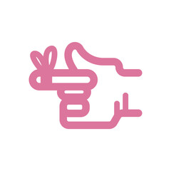 hand injury icon, Finger injury icon