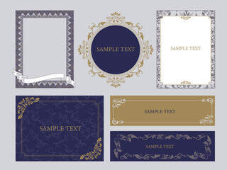 エレガントなフレームセット