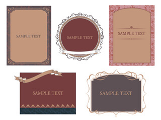 エレガントなフレームセット