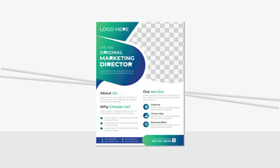 professional modern corporate business flyer template Geometric shape Flyer Circle Abstract Colorful concepts design. marketing, business proposal, advertise, promotion publication, cover page.