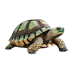 Sea Turtle on transparent Background, PNG, Generative AI
