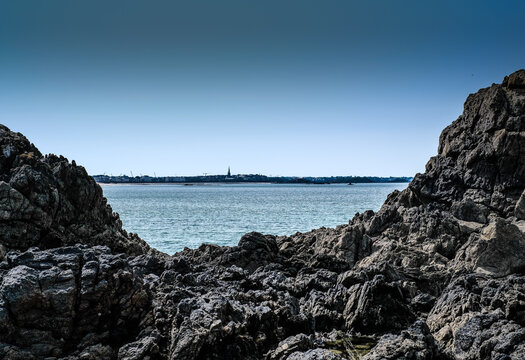 pointe du varde - vue sur Saint Malo