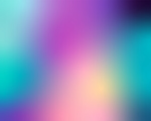 Obraz premium Gradient background, Vector abstract backdrop for design or presentations. Gradient from blue to pink and turquoise.