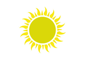 vector colorful sun illustration design