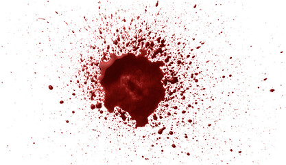 Blood drops cut out