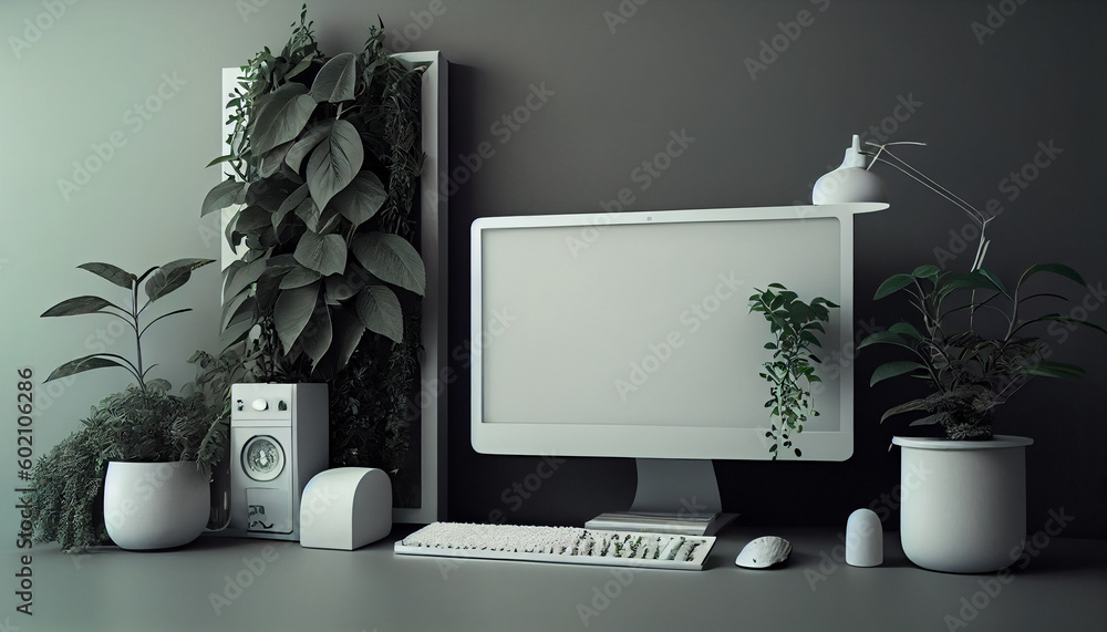 Aufkleber personal computer at home generative ai