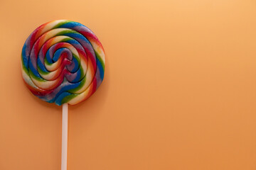 colored lollipop