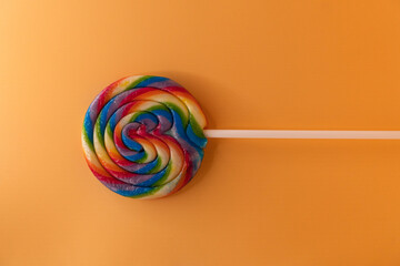 colored lollipop