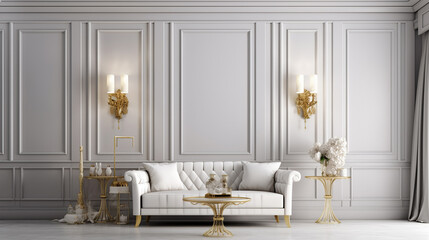 Obraz na płótnie Canvas luxury living room